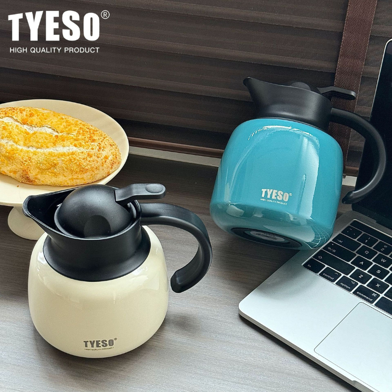 TYESO Chaleira Térmica Doméstica Com Filtro de Água Isolado A Vácuo Garrafa Térmica