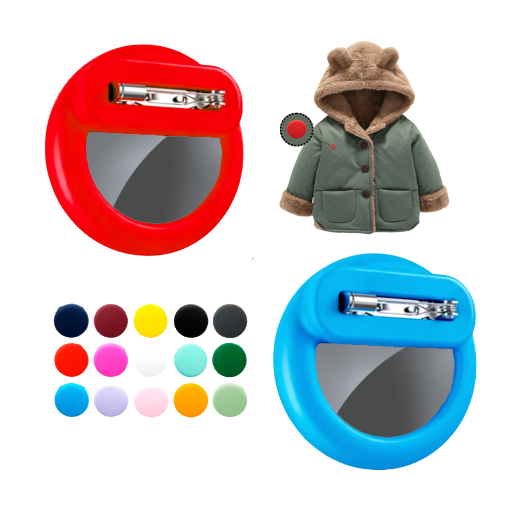 Capa Case Capinha Para Airtag Rastreador GPS Broche Com Pin De Roupa Prova D'águ