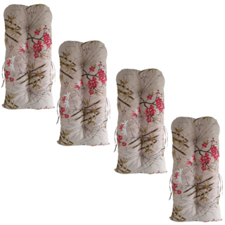 4 LINDAS ALMOFADAS 95X45 PARA SOFAS ARTESANAIS CADEIRA BAMBU em Oferta na Shopee