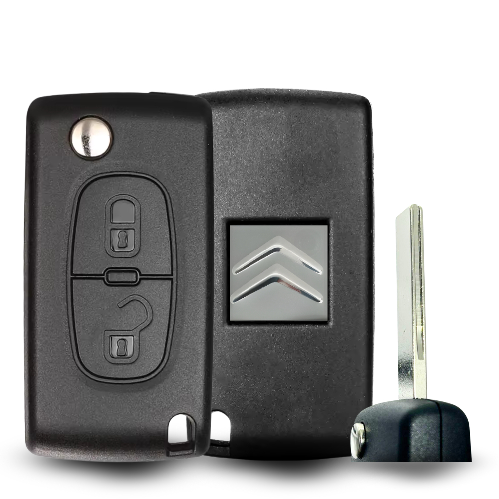 Carcaça Chave Canivete Original C3 2013 2014 2015 2016 2017 em Oferta na Shopee