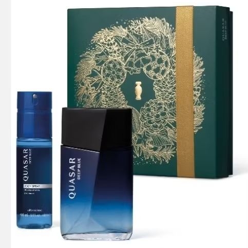 Kit Quasar Deep Blue (2 itens)Desodorante Colônia 100ml mais um Body desodorante 100ml.
