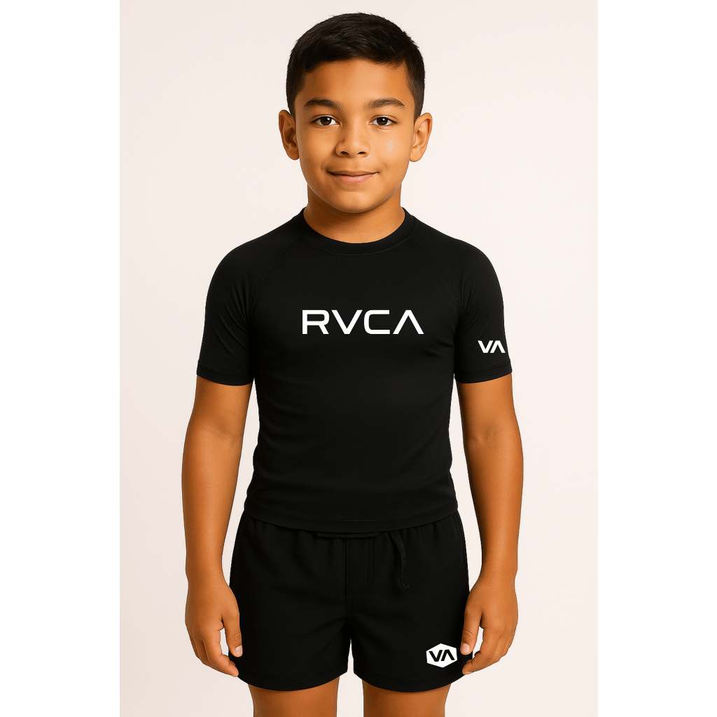 CAMISA RASH GUARD INFANTIL SEGUNDA PELE LUTA MMA UFC NO GI JIU JITSU em Oferta na Shopee