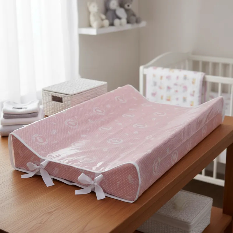 Trocador Bebe Americano Coroa rosa bebe + capa plastica varias cores