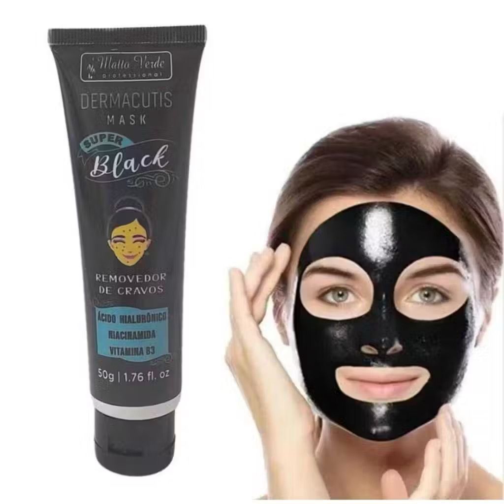 Máscara Preta Removedora De Cravos Remoção de Cravos Black Mask Matto Verde Skin Care