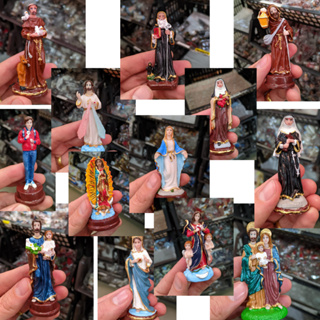 KIT com 5 Imagens dos santos em Resina Miniaturas Para Revenda em Oferta na Shopee