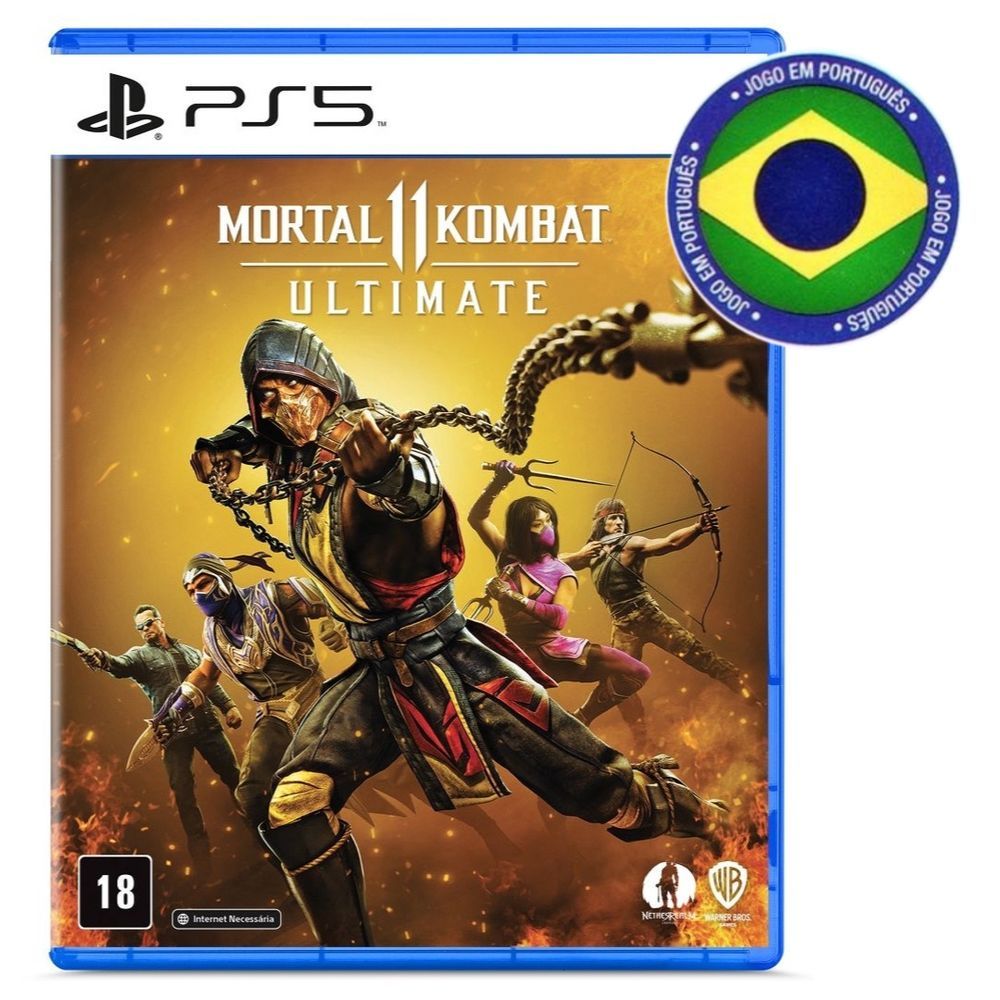 Mortal Kombat 11 Ultimate Ps5 Lacrado Dublado Em Português