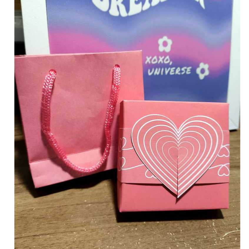 Embalagem para Presente 01 Caixinha + 01 Sacolinha para Bijus Joias Folheados Bijuterias (Montada) em Oferta na Shopee