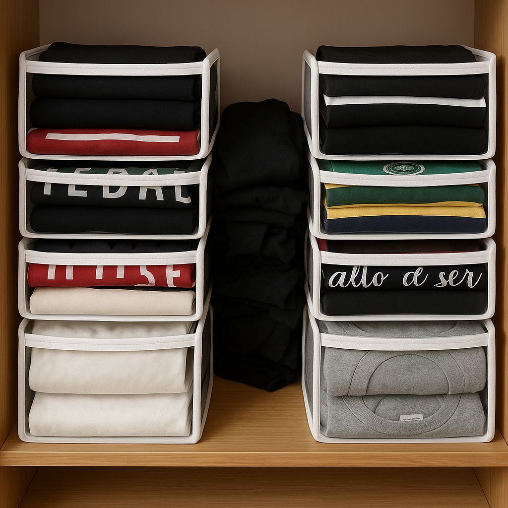 kit 10 Colmeia Grande Organizadora de gaveta 40X20X25cm toalhas calças roupas de cama e berço bebe — imagem 2 de 2