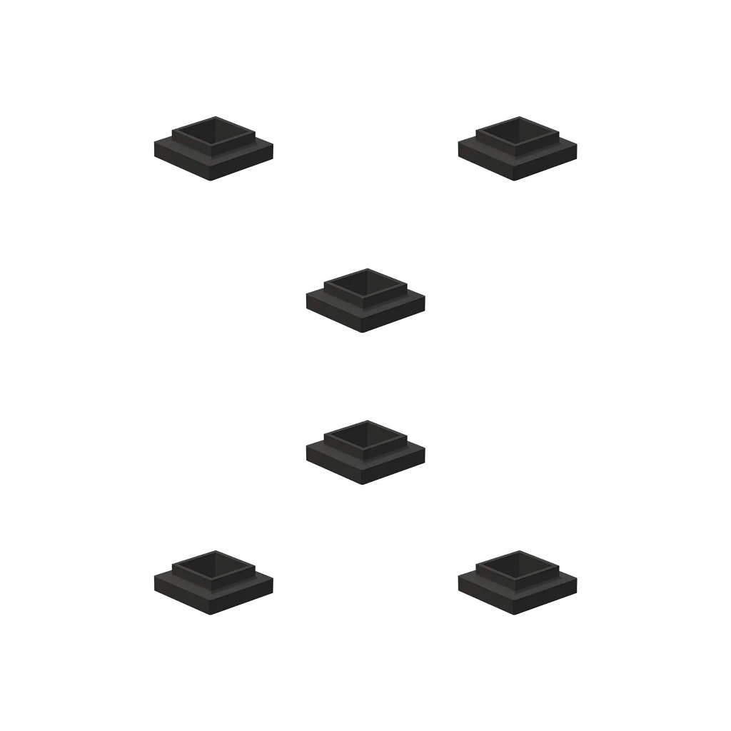 Kit 6 Quadrados Plástico Prensa Lee Turret Square Giro Haste