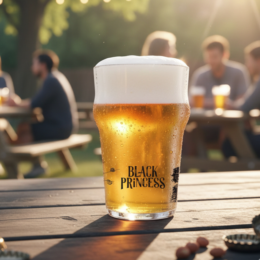 Copo de Vidro Black Princess Lets Hop Red de Cerveja 580ml - Ruvolo em Oferta na Shopee