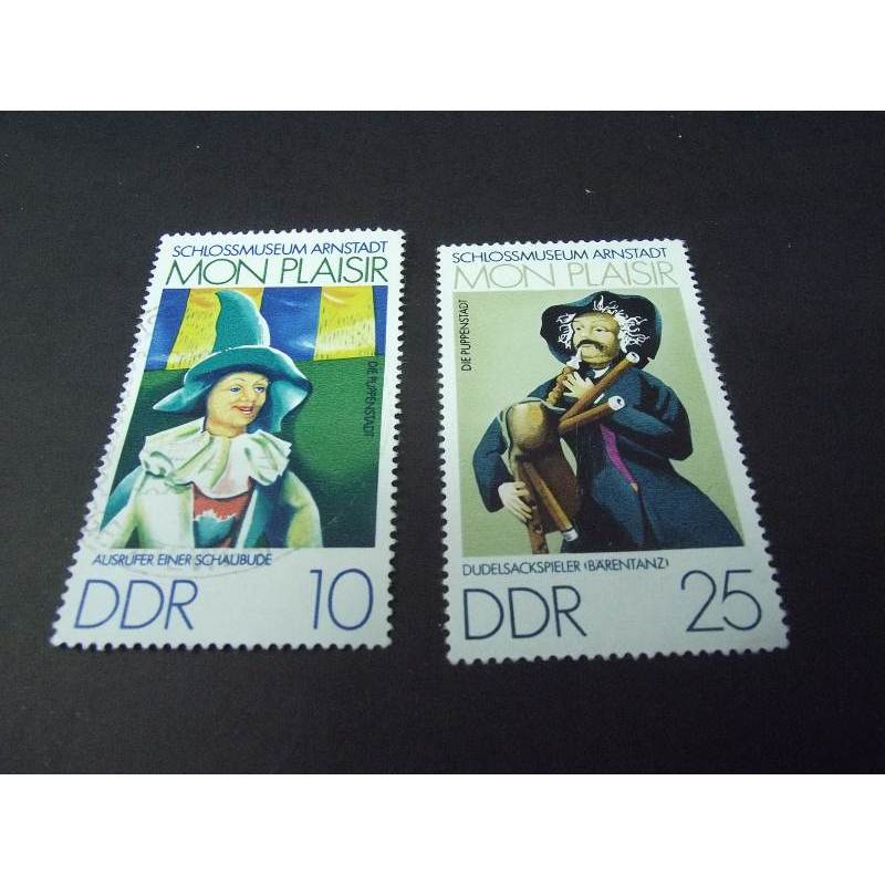 180 série de selos temática arte alemanha ddr