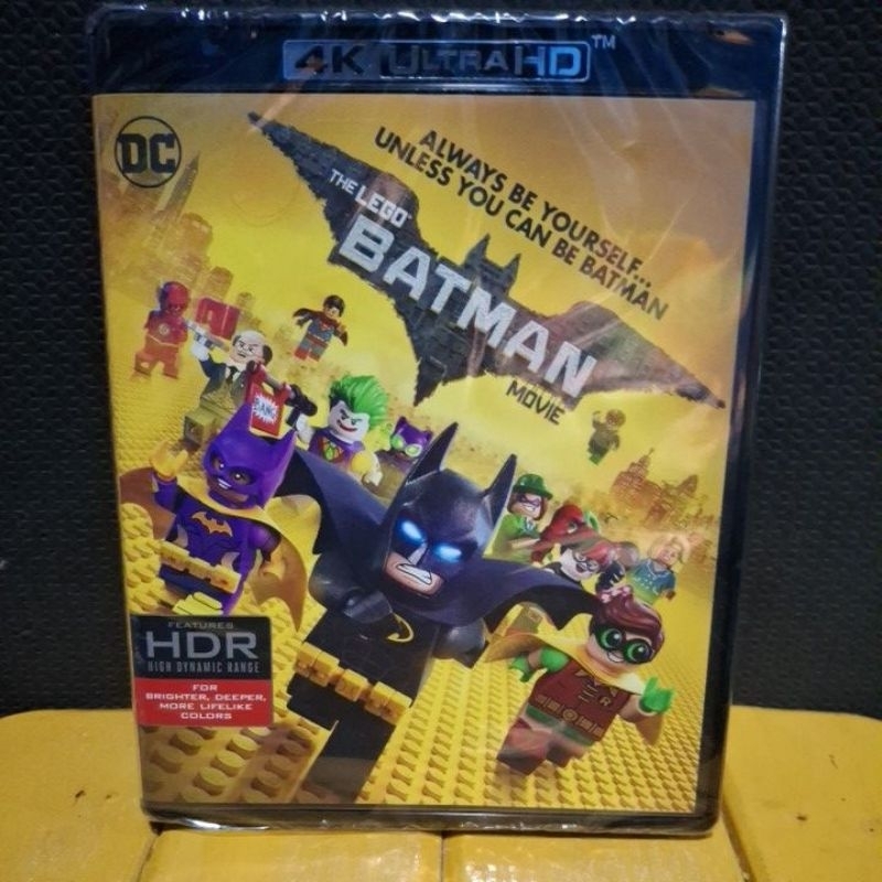 Blu-ray 4k + Blu-ray Lego Batman O Filme Novo Lacrado