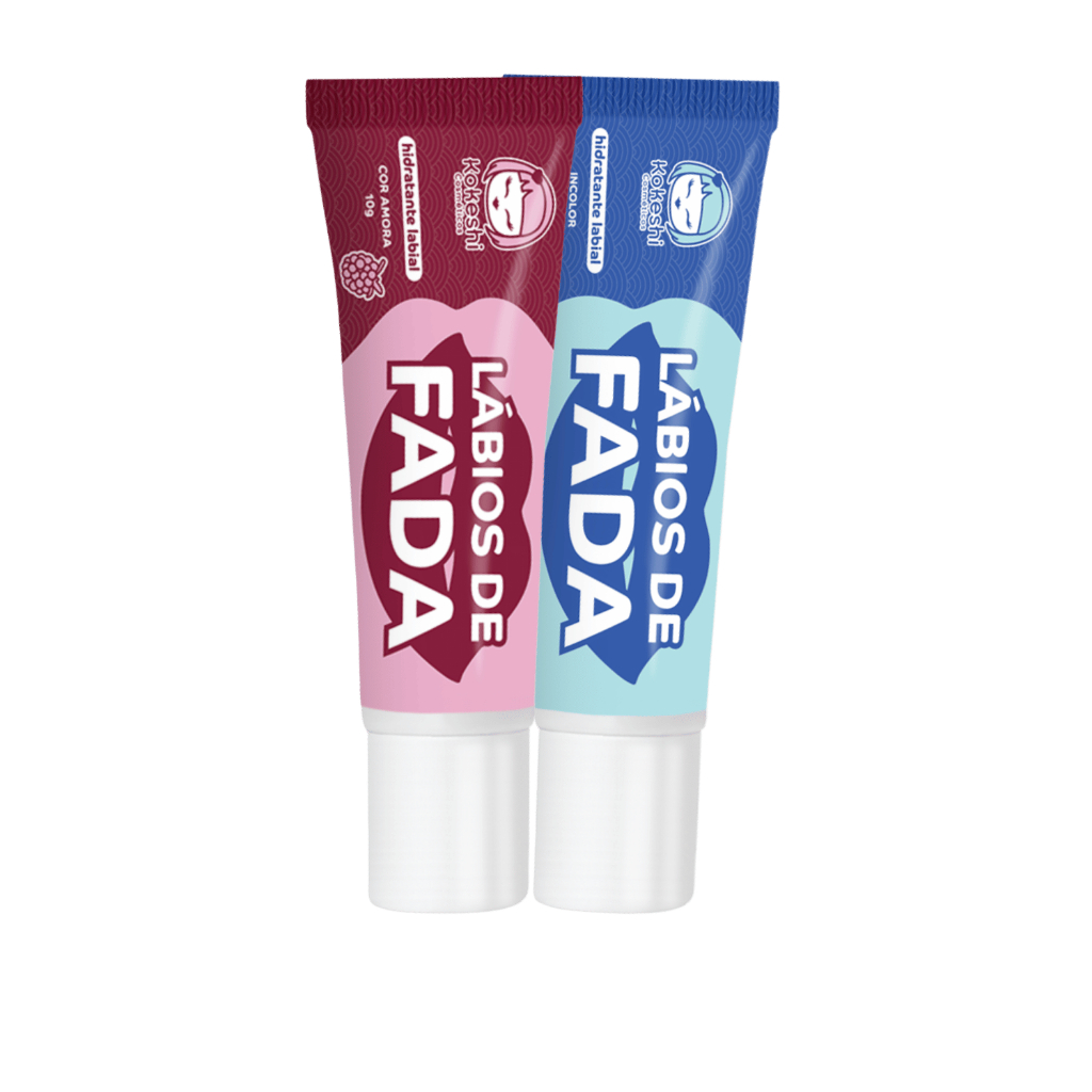 Kit 2 Hidratantes Labios de Fada Manteiga de Karité Kokeshi em Oferta na Shopee