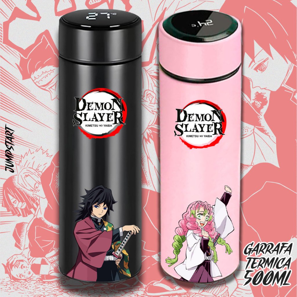 Garrafa Térmica Digital Personalizada - Demon Hashiras
