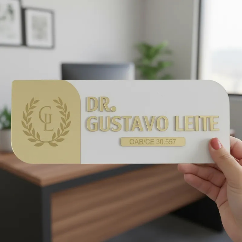 Placa Sinalização De Porta Personalizada Com Logo Mdf Acrílico Identificação Sala Consultório em Oferta na Shopee