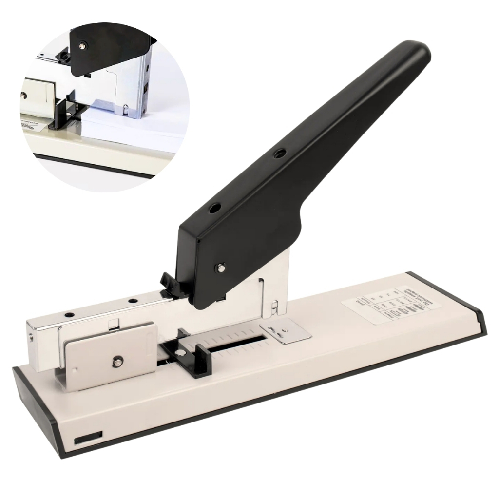 Grampeador 240 Folhas Metal Escritório Grande Profissional em Oferta na Shopee