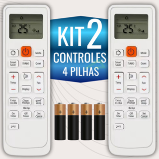 Kit Controle Remoto Para Ar Condicionado Samsung Split Virus Doctor Inverter em Oferta na Shopee