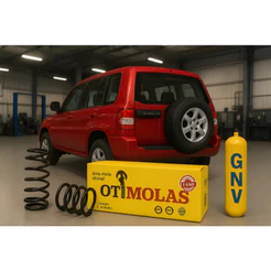 2 Mola Traseira Gnv Reforçada Mitsubishi Pajero Tr4 1.8 2.0