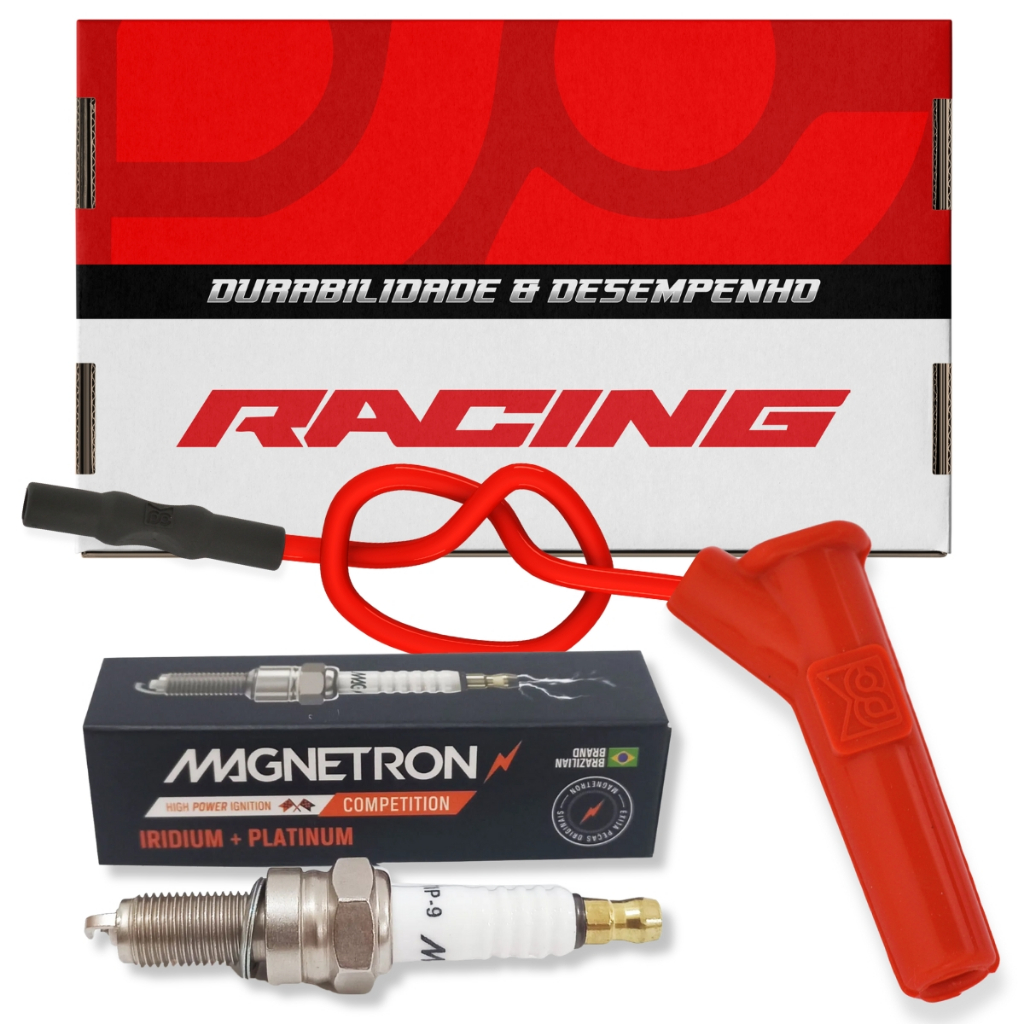 Vela Iridium Crf 230 Cbx 200 Nx 200 Xr 200 Cg 125 Titan 125 até 2008 + Cabo Racing