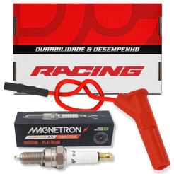 Vela Iridium Crf 230 Cbx 200 Nx 200 Xr 200 Cg 125 Titan 125 até 2008 + Cabo Racing