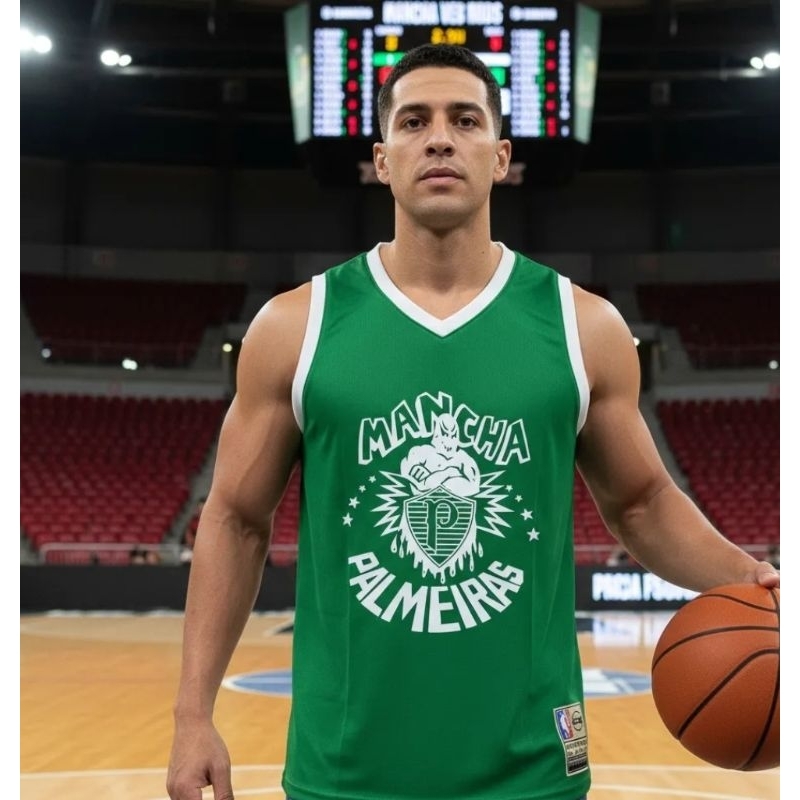 Regata Camiseta treino academia Mancha Verde em Oferta na Shopee