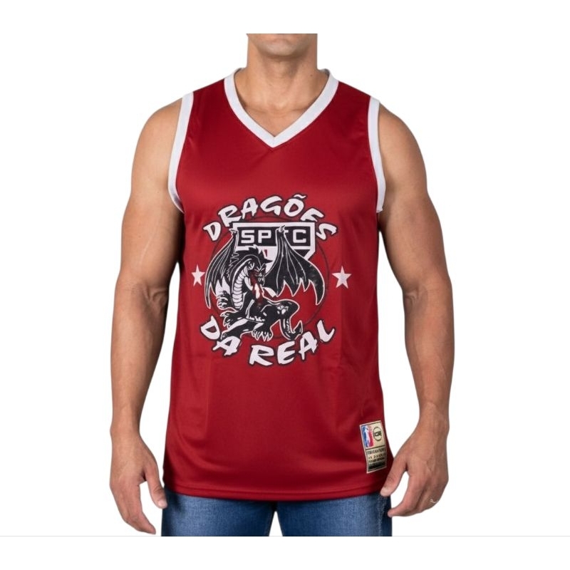 Regata Camiseta São Paulo Dragões da Real em Oferta na Shopee