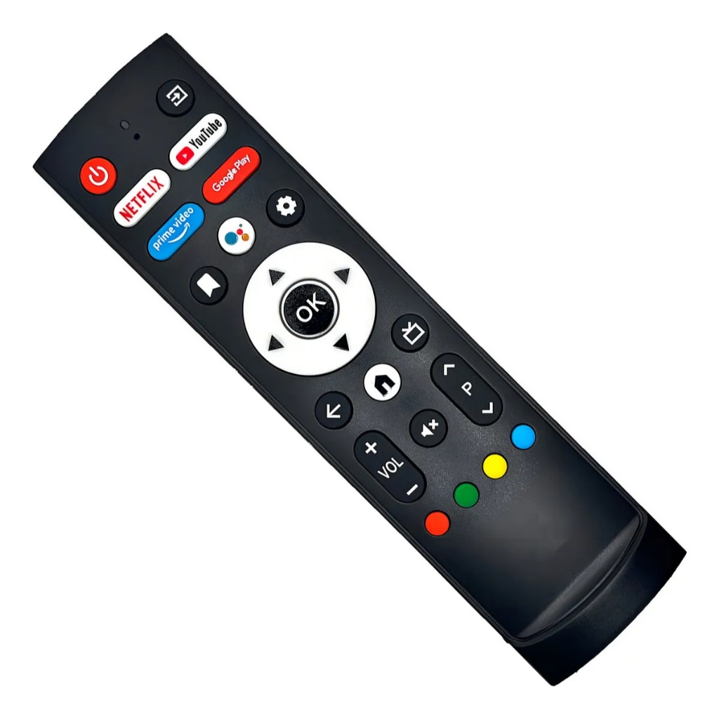 Controle Remoto Para Smart Tv Aiwa 4k Android Netflix Prime Video GooglePlay AWS-TV-43-BL02-a AWS-TV-50-BL-02-A