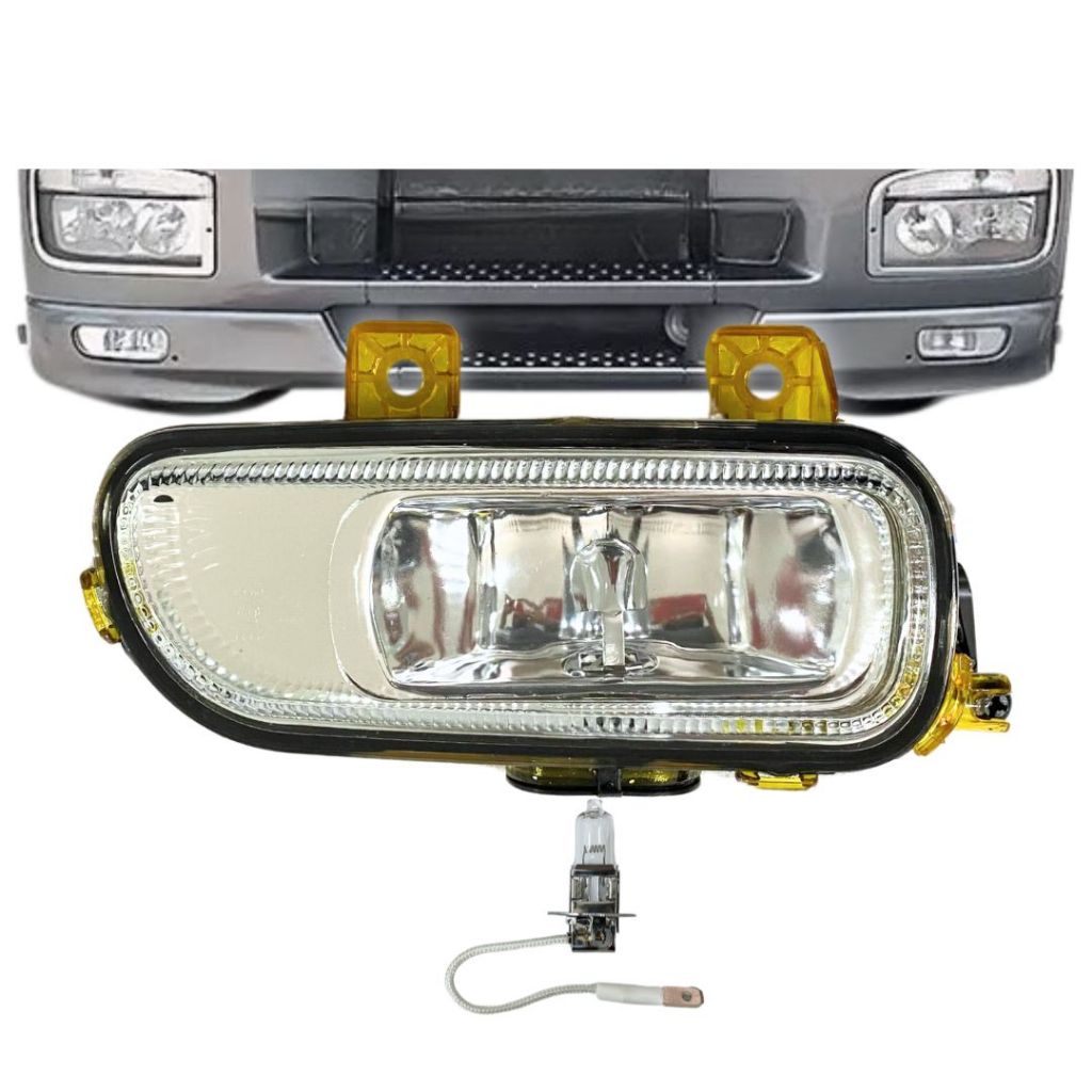 Farol Auxiliar Milha Para Mercedes Benz Axor 2006 a 2022 Lado Direito Autolux 9408200156