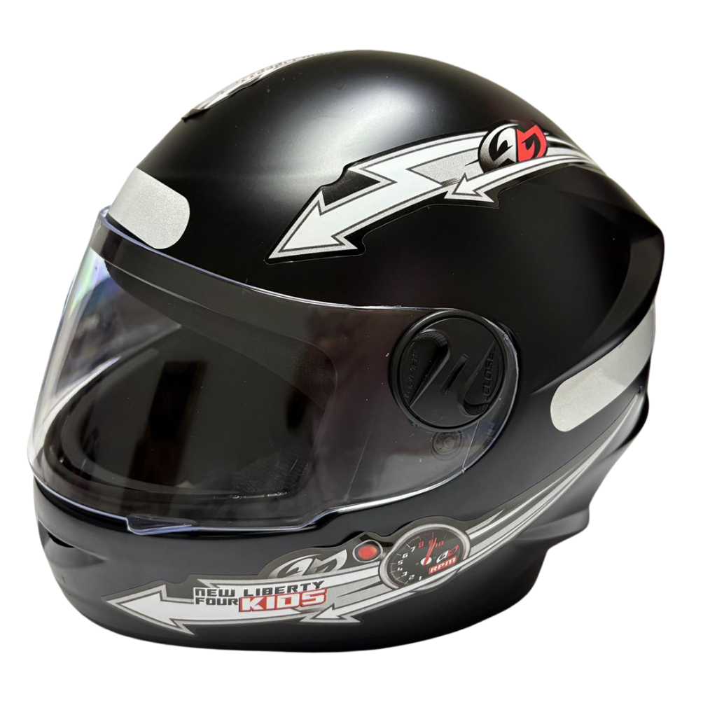 CAPACETE INFANTIL KIDS PRO TORK PRETO FOSCO TAMANHO 54 em Oferta na Shopee