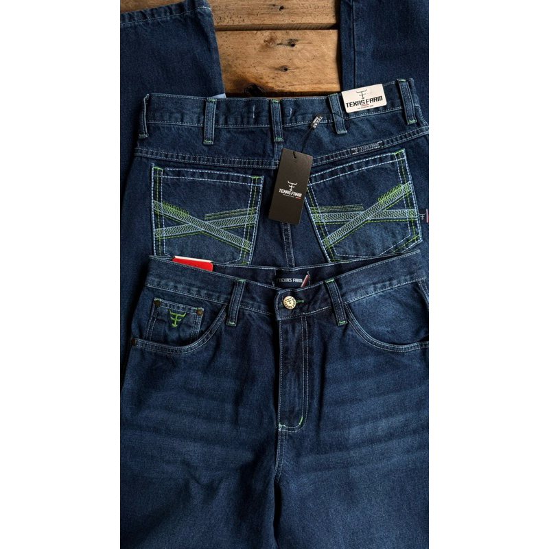 calça texas masculina jeans country tradicional 100% algodão estilo americano