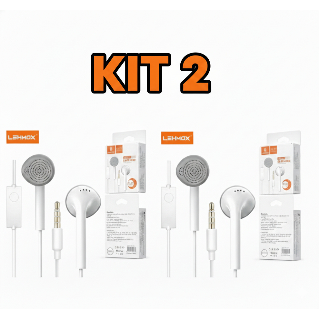 Fone de Ouvido Intra-Auricular P3 com Microfone Lehmox LEF-1217 em Oferta na Shopee