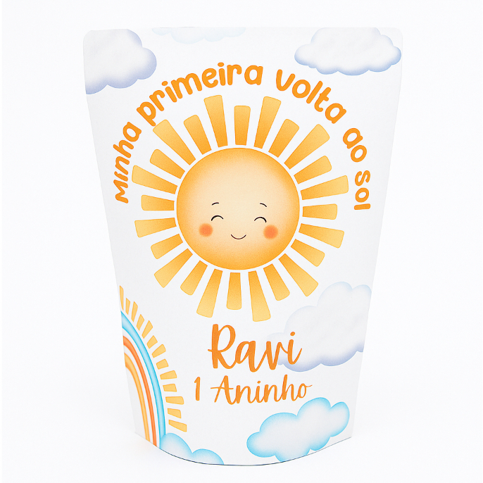 Saquinho Zip Lock Metalizado personalizado lembrancinha aniversário |  batizado 10x15 - Vários temas