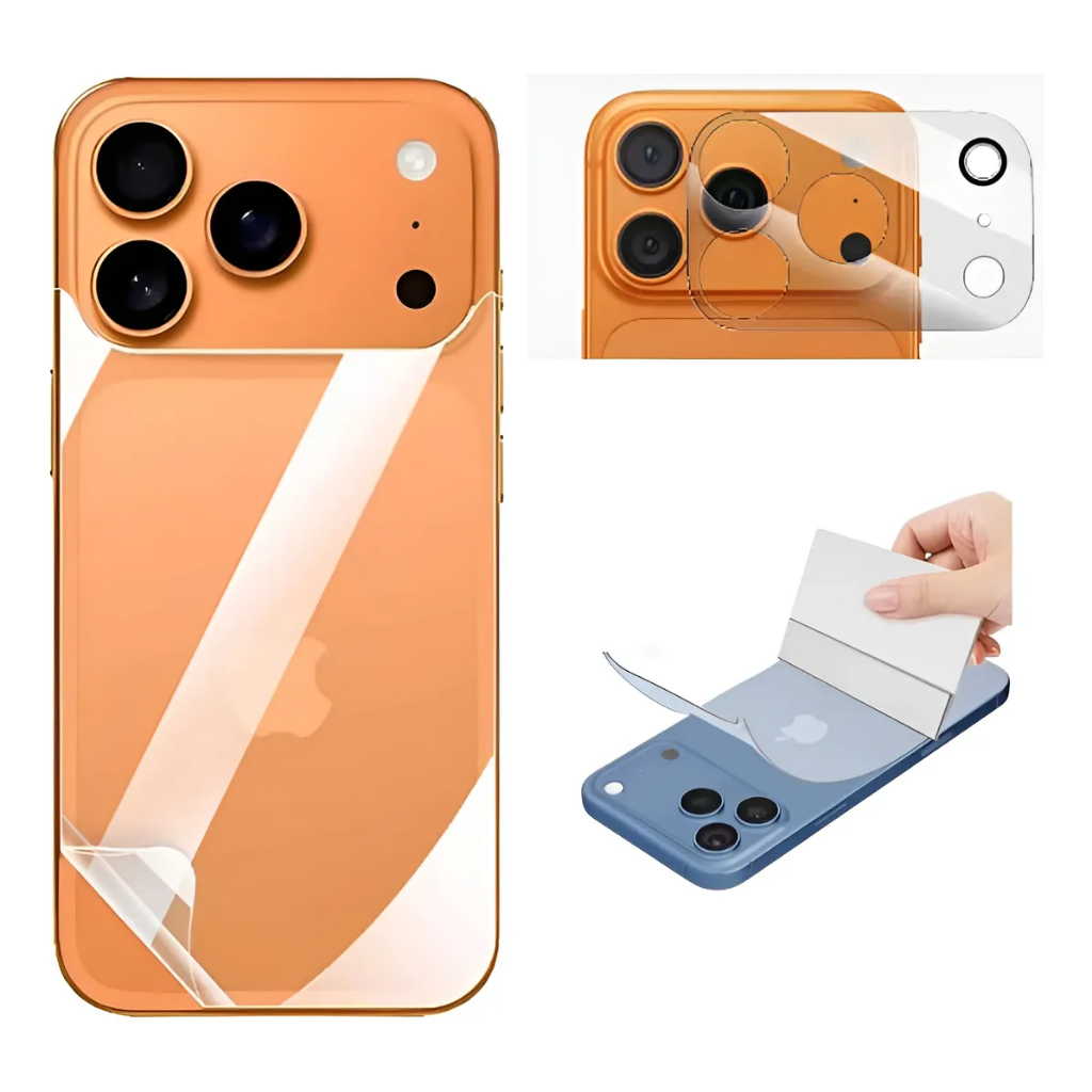 Película Hydrogel Traseira + Camera P/ Iphone 17 Pro Max em Oferta na Shopee