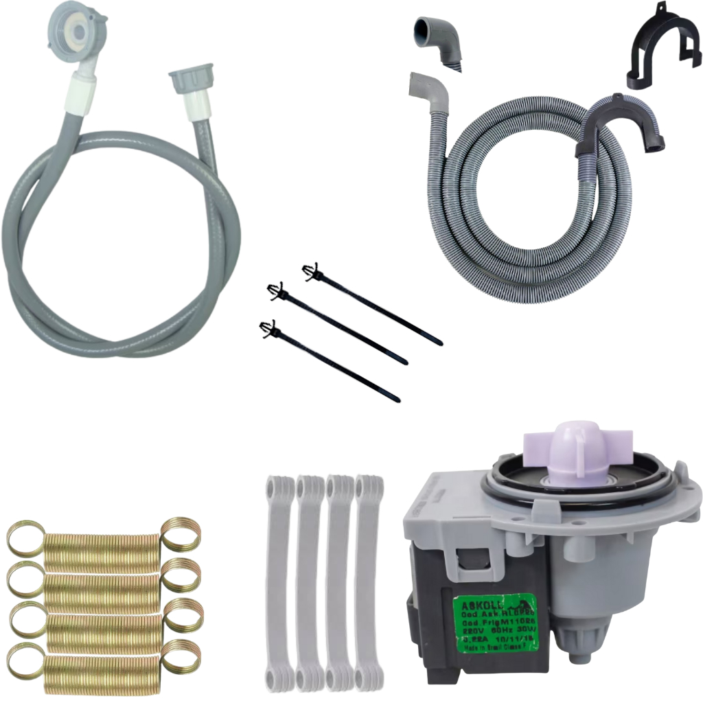 Bomba 220v Eletrobomba Drenagem Compativel Electrolux Lte12 Ltd11 + Brastemp Bwq24 Bwl11 Bwk11 Bwk12 em Oferta na Shopee