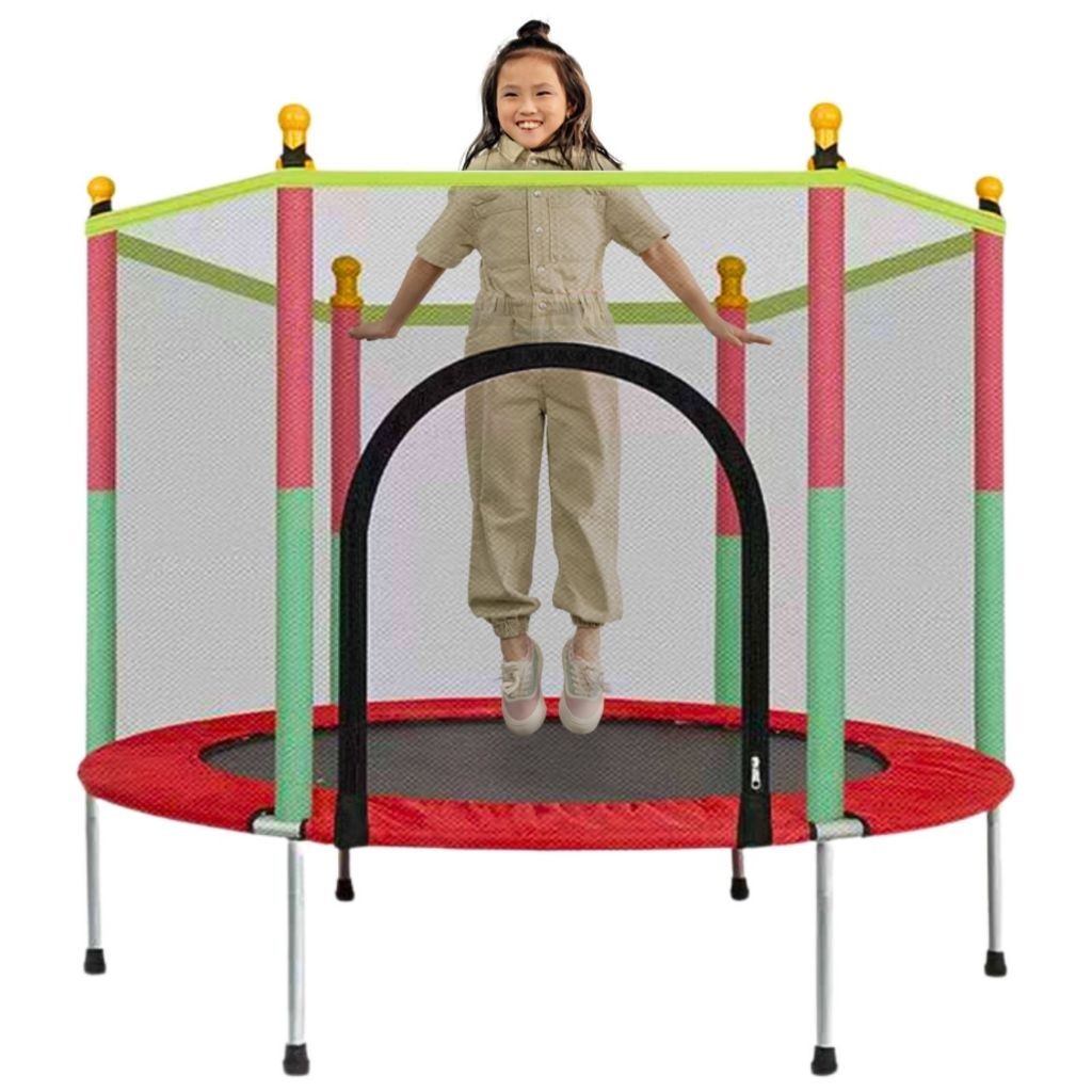 Cama Elástica Trampolim Pula Pula Infantil 75 kilos Confortavel Cores Vibrantes Diversao Garantida 1,4m