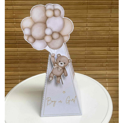 Kit Festa CAIXINHAS CHÁ REVELAÇÃO Personalizados-Lembrancinhas-Festa infantil-Aniversário-mimos-caixinha-cha de fralda