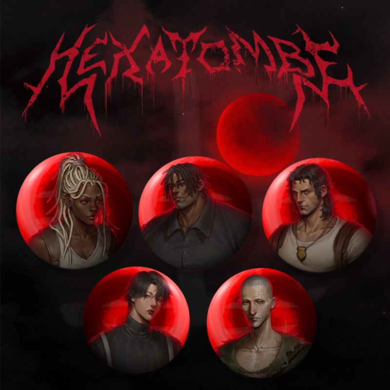 Bottons/Broches Hexatombe - Ordem Paranormal em Oferta na Shopee