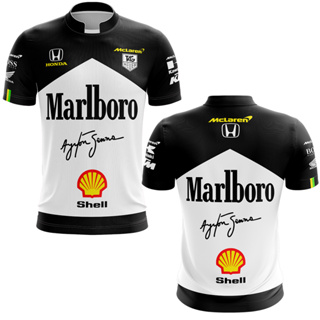 Camisa Camiseta Mclaren Marlboro Senna F1 (PRETA) #002 Dry-fit Personaliza Com Nome 2026 em Oferta na Shopee
