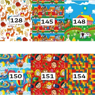 Papel De Presente Varias Estampas - Pacote Com 40 Folhas em Oferta na Shopee