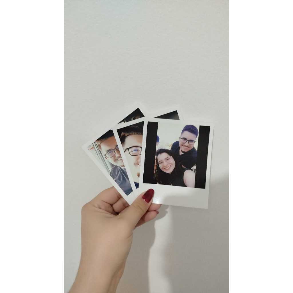 Kit Mini Foto - Cabe em capinha de Celular - Alta qualidade - sem legendas - Estilo Polaroid