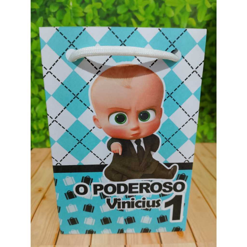 PEGUE E MONTE - SACOLINHA SURPRESA PERSONALIZADA PARA LEMBRANCINHA DE ANIVERSÁRIO TEMA O PODEROSO CHEFINHO