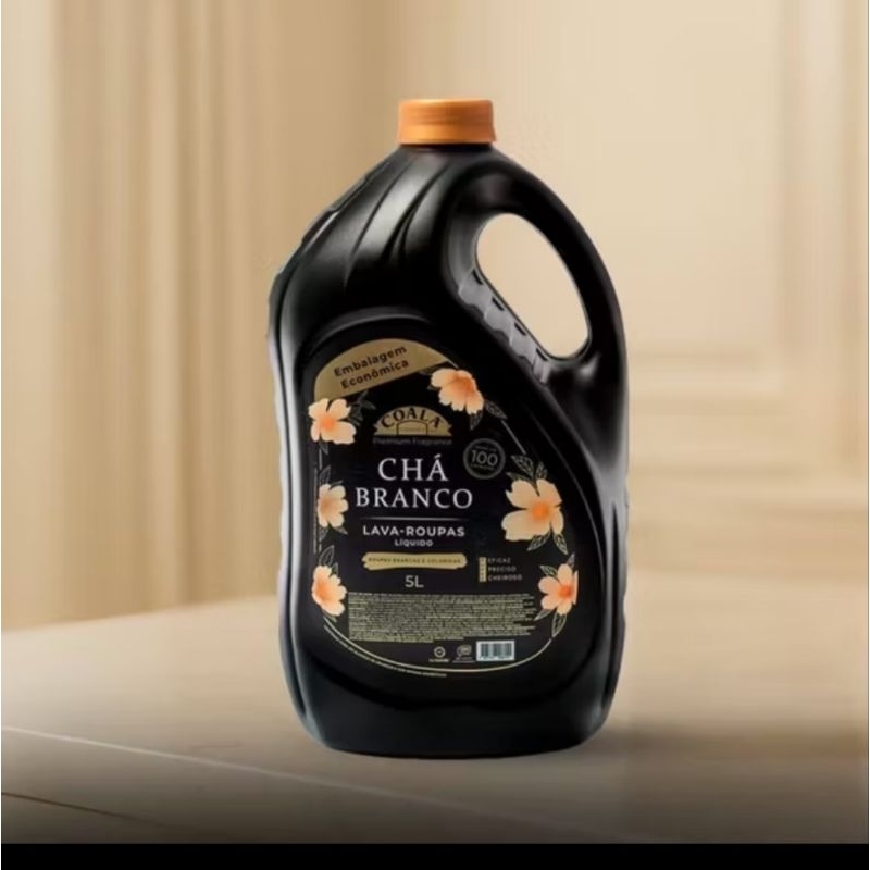 Kit Coala Chá Branco – Lava Roupas 5L + Amaciantes 1L | Perfume Premium e Maciez Incrível monte o seu kit