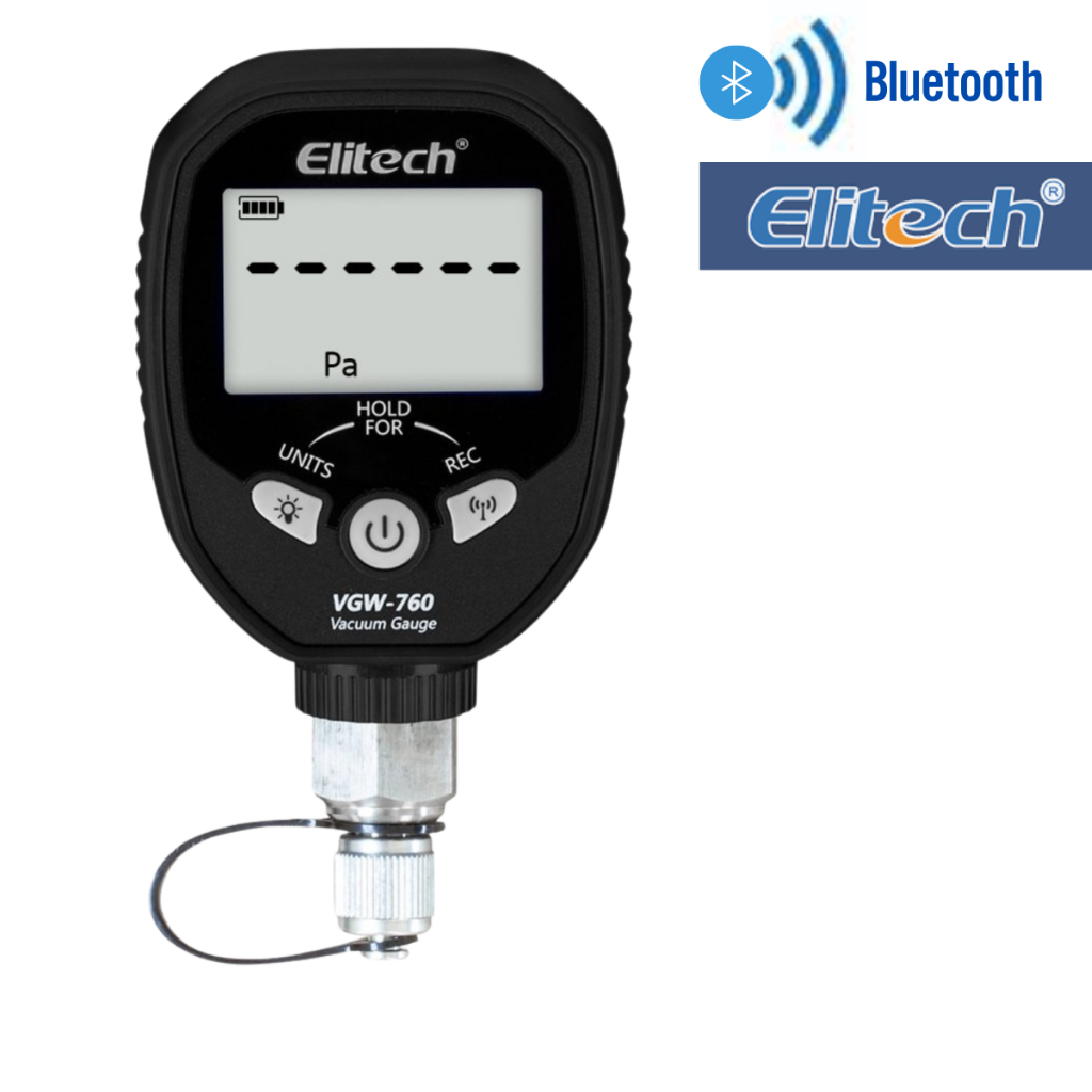 Vacuômetro Digital Bluetooth Elitech 19.000 Microns - PLUS