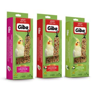 3 Caixas Com Bastão de Sementes Giba Prefere Para Calopsitas Agapornis Periquitos em Oferta na Shopee