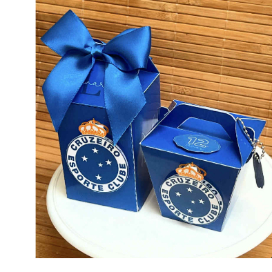 Kit Festa CAIXINHAS CRUZEIRO ESPORTE CLUBE- Personalizados-Lembrancinhas-Festa infantil-Aniversário-mimos CAIXINHA