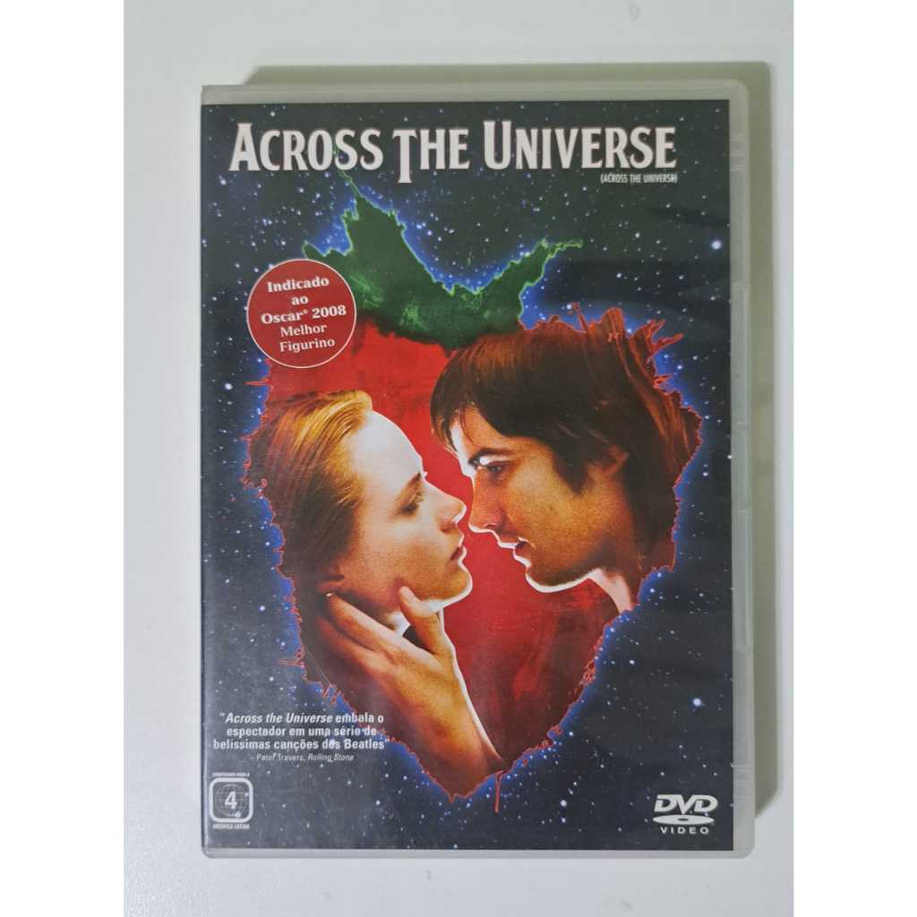 DVD - Across the Universe - Músicas The Beatles - Filme Musical