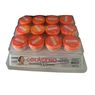 Box C/12 Hidratante Colágeno Kyrav 10g cada unidade em Oferta na Shopee