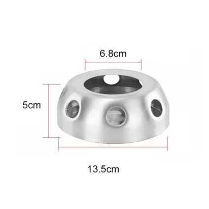Fogareiro Portátil Inox — Camping, Pesca, Praia, Casa