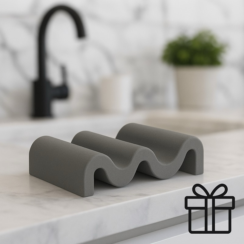 Saboneteira Ondulada Irregular