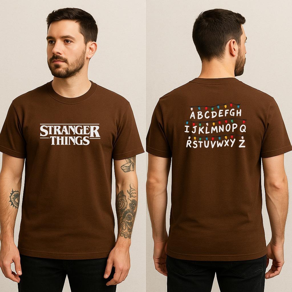 Camiseta Streetwear T-shirt Estampada Personalizada Stranger Things Feminina Masculina 100% Algodão em Oferta na Shopee